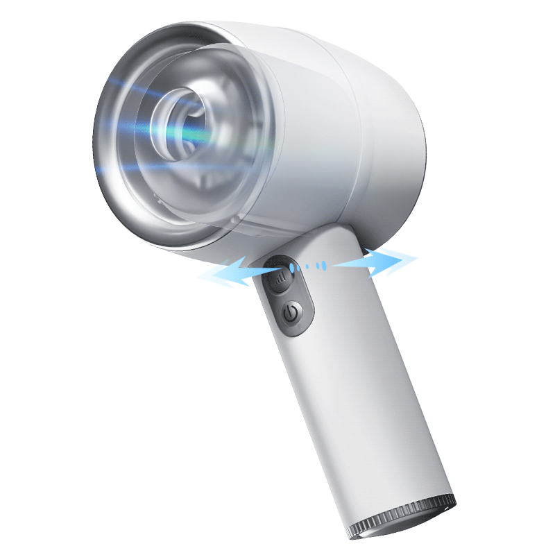 Hardy - Automatische Telescopische Handmasturbator met 3 Frequenties