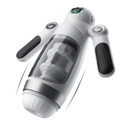 Dubbel handvat 12 frequentie vibratie 7 frequentie intrekbare Masturbatie Cups