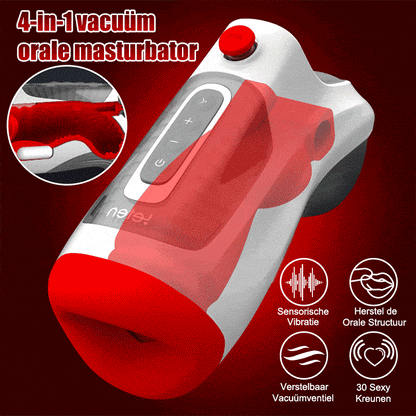 Ms.Agent - Leten 10 Vibreren & Vacuüm Luchtventiel Diepe Keel Mannelijke Masturbator