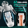 Dubbel handvat 12 frequentie vibratie 7 frequentie intrekbare Masturbatie Cups