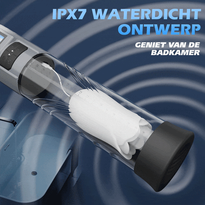 【Verzending op 3 juni】10 Vibrerende & 6 Zuigende Vacuüm Penis Pomp Mannelijke Penis Extender