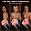 【Flitsverkoop: 30% KORTING】Daphne - Penis Pomp met 3 verwisselbare sleeves, Pocket Pussy, 9 Zuig- & 9 Vibratiemodi, Mannelijke Masturbator