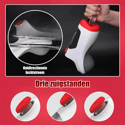 Ms.Agent - Leten 10 Vibreren & Vacuüm Luchtventiel Diepe Keel Mannelijke Masturbator