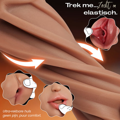 【$10 Korting – Slechts 3 Dagen!】Bestvibe Pro – 3 Verwisselbare Hulzen, Drie Unieke Ervaringen, Automatische Masturbator voor Mannen met 5 Zuigstanden & 10 Vibratiestanden