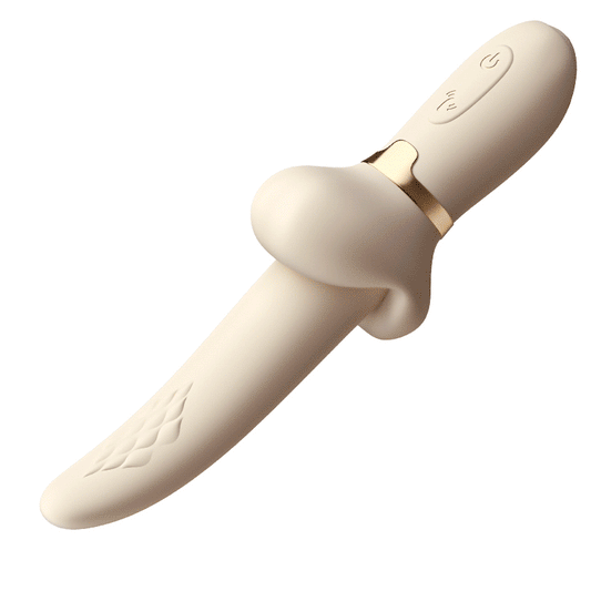 7 soorten swingende en vibrerende dikke tong vibrators, 360° swing om de clitoris te stimuleren