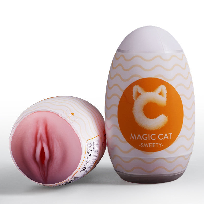 S-HANDE Simulatie Vagina Draagbare Ei-vormige Handmatige Masturbator Thuis & Reizen Orgasme Metgezel