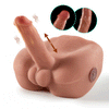 【Dante·Vurige diepe invoeging】 5-snelheden 2-frequenties telescopische vibratiemal - echte hardheid, gesimuleerde penis IPX7