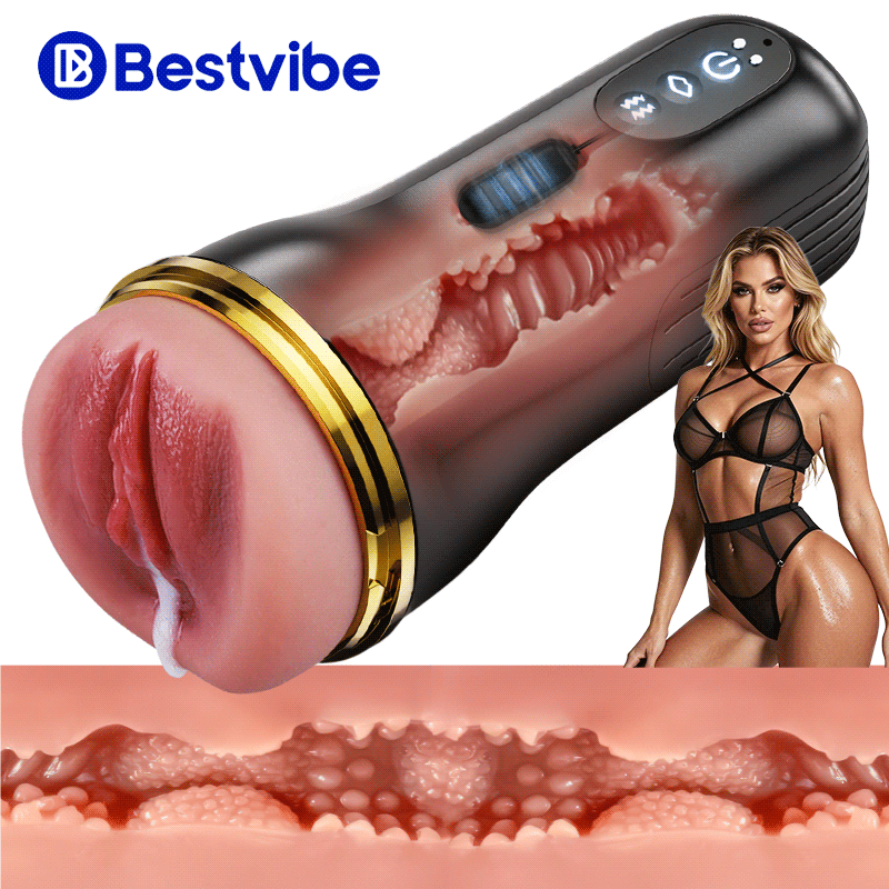 Captain - Realistische zuig- en vibratiefunctie, strak gevoel, verschillende sensaties, automatische mannelijke masturbator