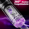 Vortex - 7 Zuigende Dubbele-Temperatuur SPA Boner Vergroter 7 Roterende 360° Massage Masturbator