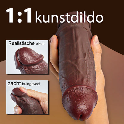 Extra grote gesimuleerde handdildo, geschikt voor mannen en vrouwen