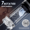 Vortex - 7 Zuigende Dubbele-Temperatuur SPA Boner Vergroter 7 Roterende 360° Massage Masturbator