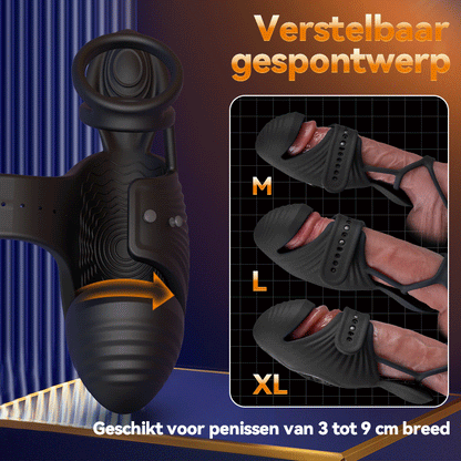 Emma - Uitstel Ejaculatie Desensibilisatie Training 7 Vibratie Masturbatie Penis Vibrator
