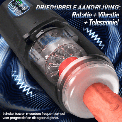 GripMax – Handsfree masturbator voor mannen met zuignapbevestiging