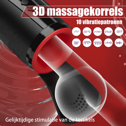 Cavallerist-10 Vibratie 5 Oraal Zuigen 3 Draaien Spinnen Glans Training + Masturbatie
