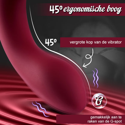 Womanizer Insideout – G-spot Zuigvibrator, ergonomisch design, rood