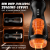 SolaceX - 8 Succion 10 Vibratie One Touch Orgasme Digitaal Vacuüm Masturbator