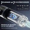 Vortex - 7 Zuigende Dubbele-Temperatuur SPA Boner Vergroter 7 Roterende 360° Massage Masturbator