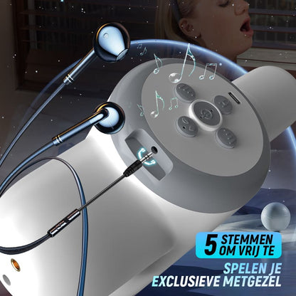 Getijden-Zelfsmerende 8 Intrekbare 8 Zuigende Handheld Masturbator voor Mannen