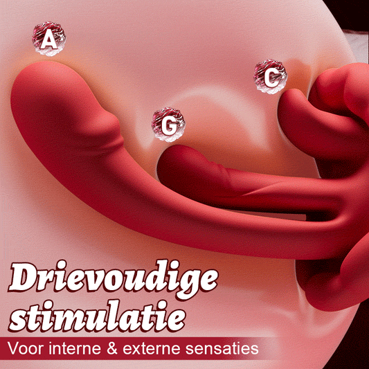 Tindra - Nieuwe verbeterde 4-in-1 tonglik-, schommel-, verwarmings- en G-spot vibrator voor vrouwen