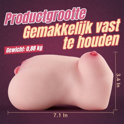 Bailey —— Extra dik, mollig lichaam, strak zittend, overgewicht 1 kg, zacht