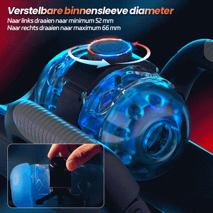 Venom - Lang 12 cm & 700 slagen/min, Telescopisch, Verstelbare Strakheid, Telefoonstandaard, Automatische Masturbator voor Mannen