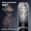 Vortex - 7 Zuigende Dubbele-Temperatuur SPA Boner Vergroter 7 Roterende 360° Massage Masturbator