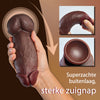 Extra grote gesimuleerde handdildo, geschikt voor mannen en vrouwen