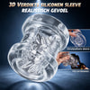 【Flitsverkoop: 30% KORTING】Hazel - Draagbare mannelijke masturbator 3-in-1 met siliconen huls, 9 standen voor stoten, draaien en vibreren