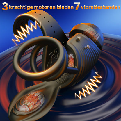 Emma - Uitstel Ejaculatie Desensibilisatie Training 7 Vibratie Masturbatie Penis Vibrator