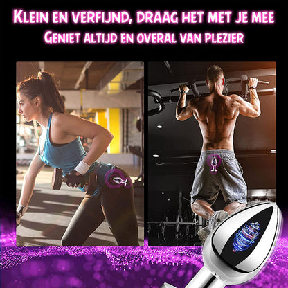 Soren - Anale vibrator met metalen behuizing en 10 vibratiestanden voor zowel mannen als vrouwen