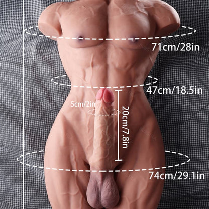 Jake - Charmante mannelijke spier Jake - perfecte grote borst- en buikspieren bruine huid Sekspartner