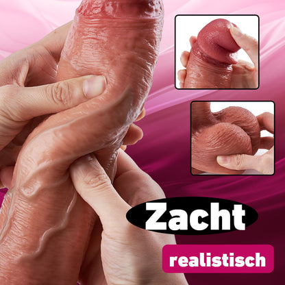 Brodie - Outrider Grote Siliconen Dildo 7 Stoot- en Vibratiemodi Realistische Details 10,75 Inch