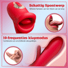 Bisou - G-spot klap vibrator met tonglikfunctie & vibrerende tong