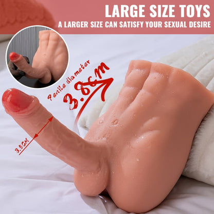 BARTLETT II Gerneration Brown Realistische mannelijke poppen met dildo