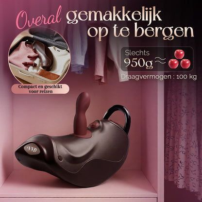 Machine Seksuele VVD Rider Air met Piston, Dubbele Vibratie en Accessoires | Handsfree