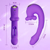 Isolde - Verbeterde Mondvormige Clitorisvibrator met Tonglikken, Fladderfunctie en G-spotstimulatie