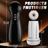 SolaceX - 8 Succion 10 Vibratie One Touch Orgasme Digitaal Vacuüm Masturbator