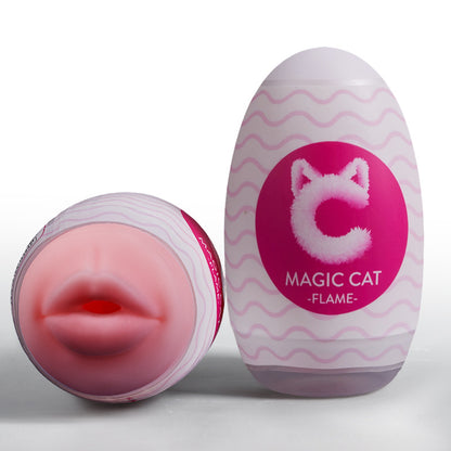 S-HANDE Realistische Orale Seks Draagbare Ei-vormige Handmatige Masturbator Thuis & Reizen Orgasme Metgezel