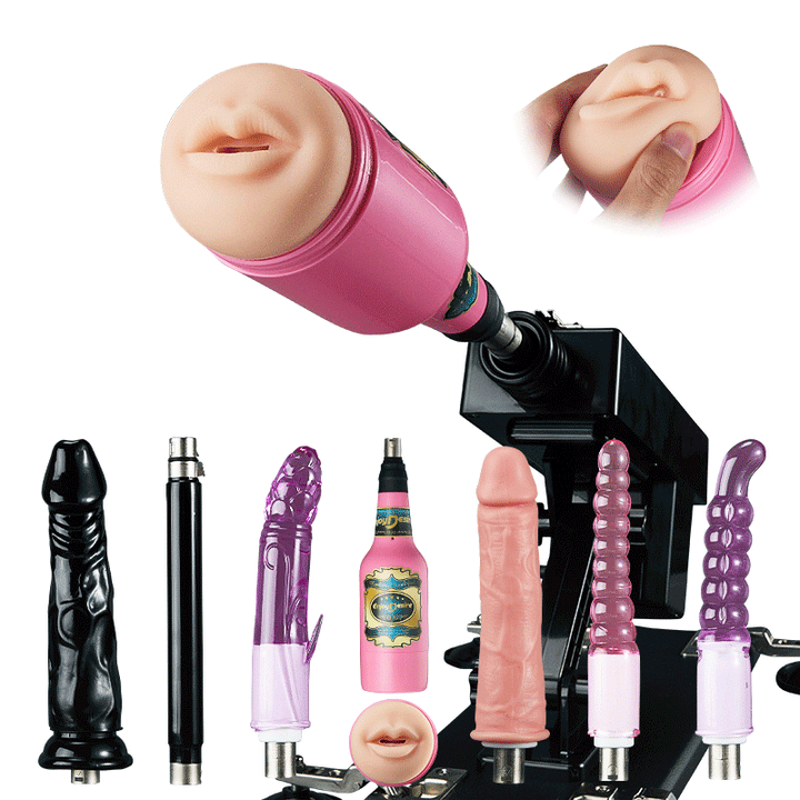 Azax - Ultiem genot met de best beoordeelde seksspeelmachine - 7 accessoires, automatische stootfunctie, anale liefde