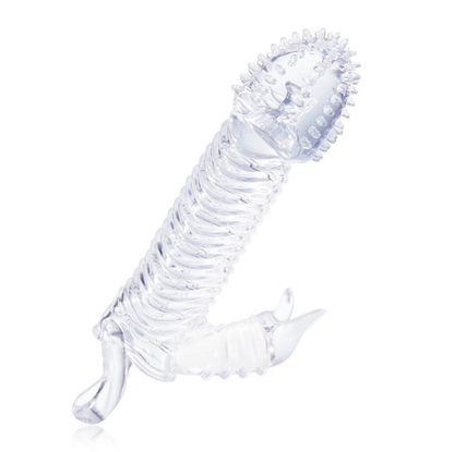 Transparant Vibrerend Penis Sleeves 19.6CM