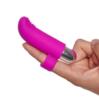 Vingervibratie 10 Vibraties Paarse Vibrator