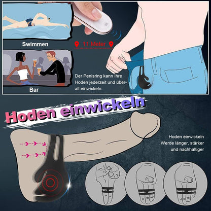 Cockringen Testiculaire Ring 9 Vibratiestanden S-Hande